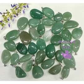 Wholesale Lot 36 Pcs Natural Aventurine Crystal Pendant Healing Energy