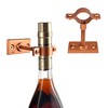 Lily's Home Bar Wall Mount Single Wine Bottle Display Holder,