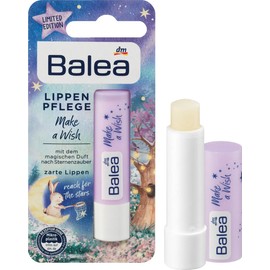 Balea Lippenpflegestift MAKE A WISH Lippenpflege, 5er-Pack (5 x 4,8 g), 24 g (Limited Edition)
