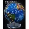 Waldauge Illuminated World Globe with Stand, 9" Earth Globes with