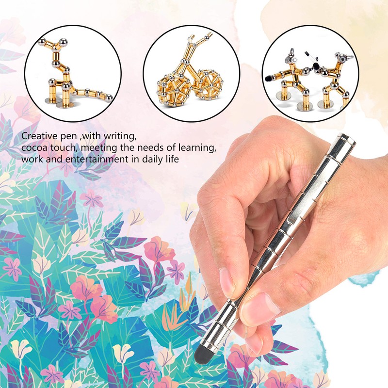 Novel Magnetic Pen Metal Magnet Water Based Pen with 12