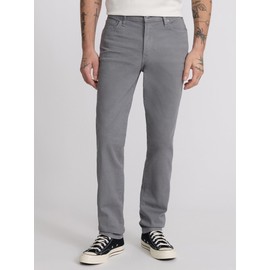 EXPRESS Men’s Slim Hyper Stretch Jeans – Soft Flex Denim, Mid Rise, 5-Pocket – Crystal Grey