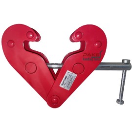 PAKE Vertical Beam Clamp, 2200 lb or 4400 lb - Heavy Duty Stable Lifting Clamp, Industrial I-Beam Clamp - (1 Ton or 2 Ton) Working Load Limit, Fits Beam Flange Range 2.95"-9.05" (2200 lb 1Ton)