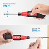 AMIR Cordless Power Screwdriver, Rechargeable Electric Screwdriver Sets, Portable Automatic
