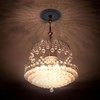 INCREWAY 1Pack Split Lighting PU Ceiling Black 3D Modeling Ceiling