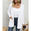 LILBETTER Women Long Sleeve Soft Basic Knit Cardigan Sweater with