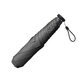 Parasol, Folding Umbrella, Heatstroke Prevention, For Rain or Shine, Ultra Lightweight, 4.2 - 4.7 oz (125 - 135 g), Carbon Parasol, UV Protection, 100% Light Blocking, Folding, 6 Ribs, 5 Grade Water