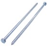 SKIR'CO 6 x M10 x 300mm Zinc Plated Hexagon Wood