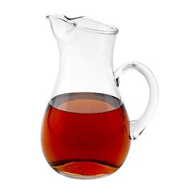 Badash Zeus Crystal Glass Pitcher - 36 oz. Mouth-Blown Crystal Pitcher for Water, Iced Tea, Juice, Sangria & More - Classic Shape, Fine Quality Lead-Free Crystal