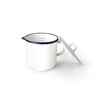 IBILI - Handmade Vintage Glazed Steel Milk Kettle 1.75 Litre