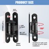 Soiiw Heavy Duty Gate Hinges 7" Sealed Bearings Adjustable Yoke