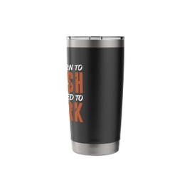 Hooked on Fishing Forced to Work Funny Life Stainless Steel Insulated Tumbler