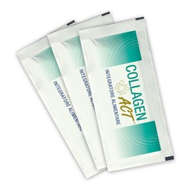 Collagen Act, Integratore Alimentare con Collagene, 10 Bustine