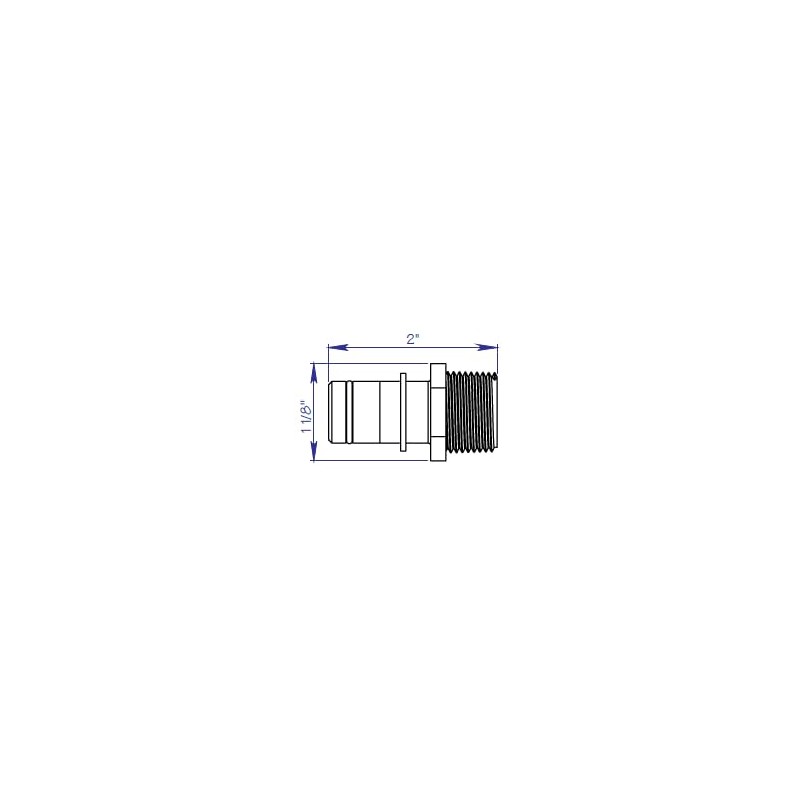 Flow-Rite MA-029 3/4" Qwik-Lok x 3/4" NPT