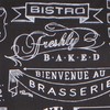 Now Designs Chalkboard Cotton Chef's Kitchen Apron, Black Print 28