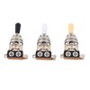 3pcs 3 Way Guitar Toggle Switches Short Straight Switch with