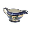 Blue Rose Polish Pottery Grapes Gravy Boat