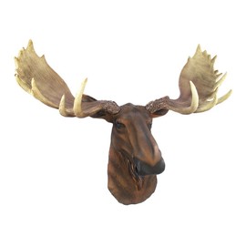 Figure North American Moose Head The Emperor Bust Hanging Wall Mount Hanging Plaque