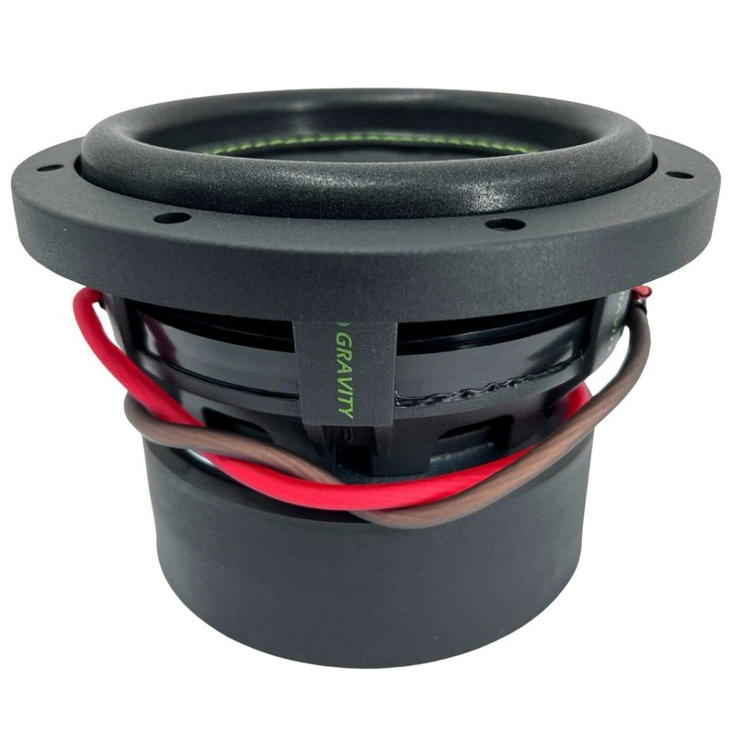 Gravity 1x 6.5 Inch 600 Watt Car Audio Subwoofer w/