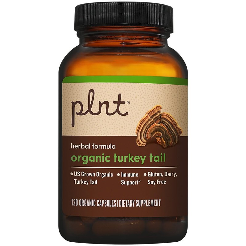 plnt Organic Turkey Tail - Mushroom Herbal Formula for Immune