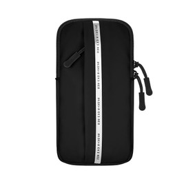 Running, Smartphone Armband, Compatible with 6.8 inches or Smaller, Fall Prevention, Sweat Proof, Waterproof, Won't Sway, Easy to Put on and Take Off, Adjustable, Large Capacity, Night Reflective