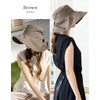 Loo&c Women's Hat, Large Size, Wide Brim Glacier Hat, 2-Way
