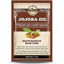 Difeel Premium Deep Conditioning Hair Mask - Jojoba Oil 1.75 ounce (3-Pack)