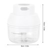 100ml USB Vegetable Cutter Mini Garlic Crusher Chopper Electric Garlic