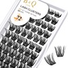 B&Qaugen Cluster Lashes D Curl 14mm 72 Clusters Lash C