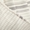 Lush Decor Comforter Farmhouse Stripe, King, Gray