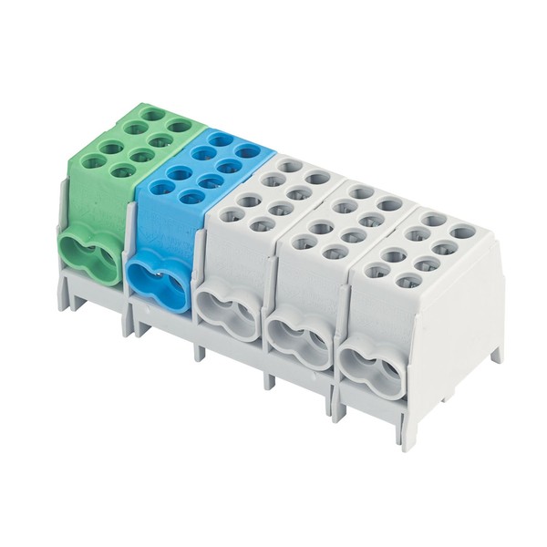 Main Cable Terminal VDE 25/16 mm² 5-Pin for DIN Rail