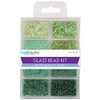 Glass Bead Kit for Jewelry Making - 8 Different Bead