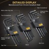 AMTOVL 27PCS Allen Key Set - Metric & SAE Wrench