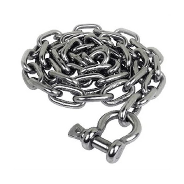 Seachoice Chain 5/16""X 5' 304Ss W/Shack 44143