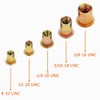 Rivet Nut, LOKMAN 50 Pieces 5/16-18UNC Carbon Steel Flat Head