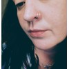 MODRSA Nose Rings Hoops Double Nose Ring for Single Piercing