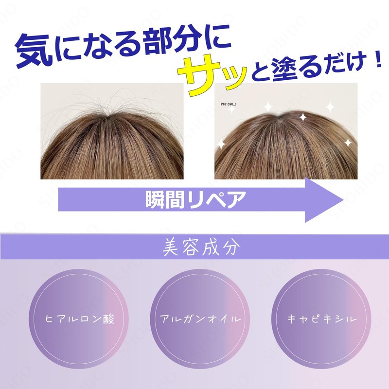 Shobido Hair Bundles Point Fixer, Hard Type, Floral Scent, Quick