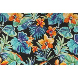 Richloom Solarium Outdoor Beachcrest Caviar fabric by the yard stock new