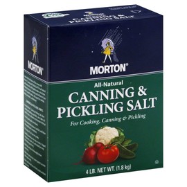 Morton Morton Canning and Pickling Salt, 4 pound (Pack of 3)