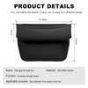 DXNQ Large Capacity Car Seat Gap Filler Organizer, Leather Car