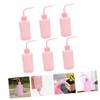 BIUDECO 6pcs Empty Plastic Bottles Squeeze Bottles Eyelashes Cleaning Tool