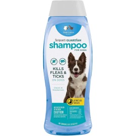 Sergeant's Guardian Flea & Tick Dog Shampoo, Clean Cotton Scent, 18 oz.