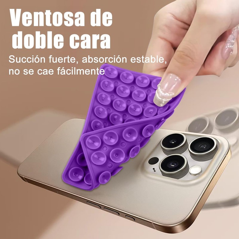 10 Piezas Ventosas para Celular, Soporte para Telefono de 40