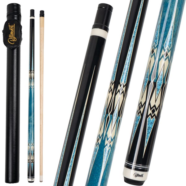 Pool Cue Stick, Billiard Cue Sticks with Hard Case, 2-Pieces