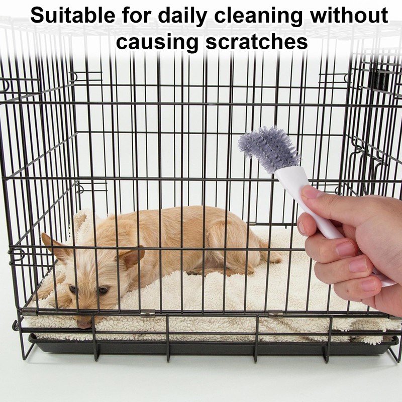 2pcs Bird Cage Cleaner with Long Handle, Bird Cage Brush