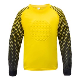 Soccer Goalie Shirt (Yellow, Adult Small)