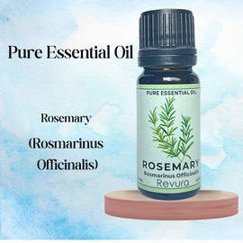 Revura 100% Pure Rosemary Essential Oil for Aromatherapy - 10ml (Pack of 1) | Natural & Therapeutic Grade