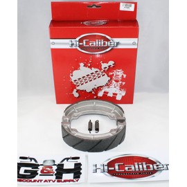 REAR Set Of WATER GROOVED Brake Shoes and Springs for the Honda ATC 200 200M 200S 200E 200ES BIG RED