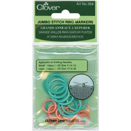 clover Stitch Ring Marker Jumbo, Other, Multicoloured, 2.68 x 8.55 x 14.62 cm