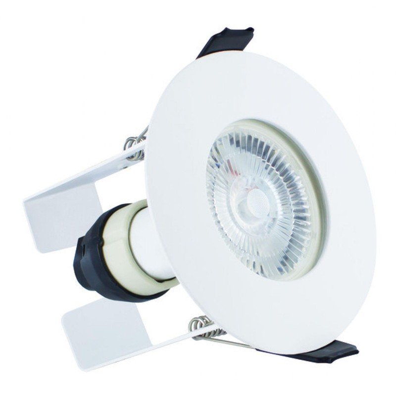 Integral Evofire 70mm cutout Fire Rated Downlight White Round +GU10